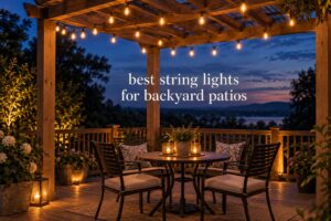 best string lights for backyard patios
